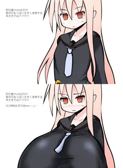 RTでおっぱいが大きくなる菊月