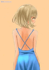 褐色ショートボブ