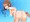 脱ぎかけを後ろから