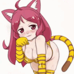 トラ縞ビキニにゃ