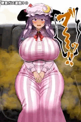 【スカトロアニメ】便意我慢極悪タクシー　パチュリー編
