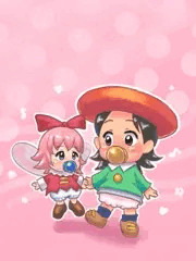 ベビィアドレーヌちゃんとベビィリボンちゃん