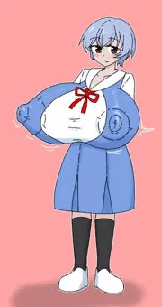 ふたなりチンポを隠すことができる綾波レイ(2枚目は興奮して出しちゃった時)