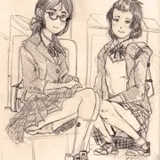 パンツ丸見え芋JK
