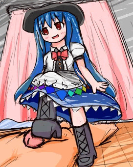 踏み踏み天子ちゃん