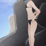 海で野ションするsiちゃん