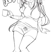 くつろぐ女の子♪