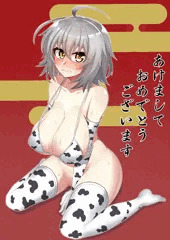 邪ンヌ 牛柄ビキニ