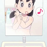 髪留めしずかちゃん（スポブラ編）。