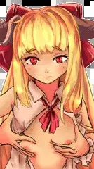 萃香ちゃんがおっぱい揉ませてくれる