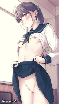 一人で恥ずかしい格好をして一人で恥ずかしくなってる娘