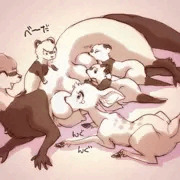 子鹿を助けるイタチママ