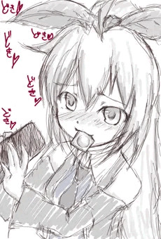 口でゴムをつけるんだ！ニジエたん！