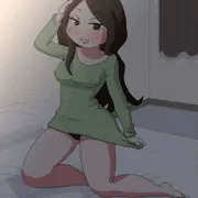 ノーブラセーター