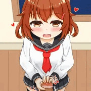 雷ちゃんがおててでシてくれる…