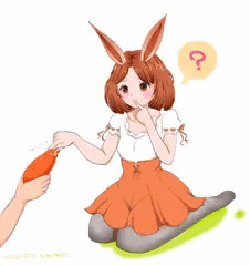 ニンジンつんつん