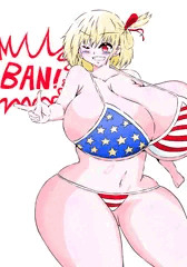 星条旗ビキニ千束さん