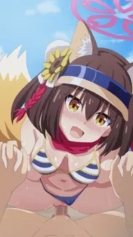 水着イズナとエッチ
