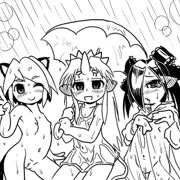 雨の日のお散歩