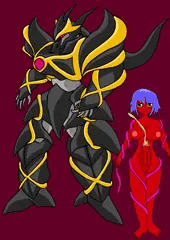 黒龍の魔触装甲機神とふたなり