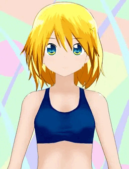 金髪の女の子
