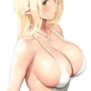巨乳エルフ