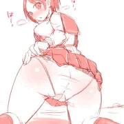 JKちゃんのおもらし我慢