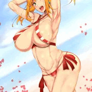 水着ネロちゃまとオイルマッサージ