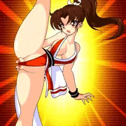 不知火舞　痴女ハイキック（くぱぁ→バイブin）