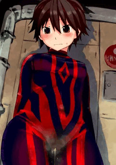 全身タイツおもらし