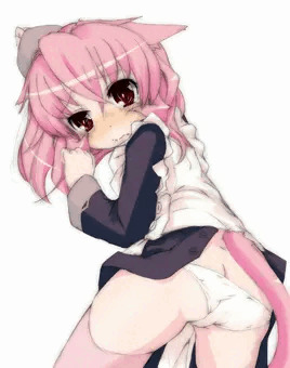 痛いのにゃ・・・　（///）