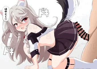 夕立バックえっちイラスト（コミッション）