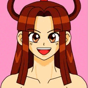 美少女番長・ユキの表情
