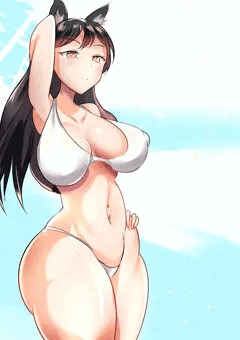 愛宕の水着っぱいを大きくする会