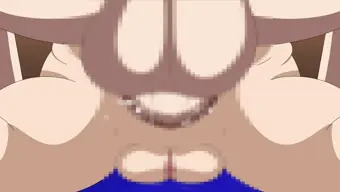 ちーちゃんのアナル結合部アップ