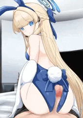 トキ(バニーガール) 尻コキ
