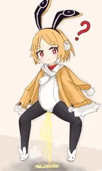 ウサリアちゃんおもらし
