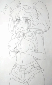 学校帰りのマリナを・・・