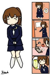 文月ちゃんおもらし