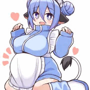 ボテ腹乳牛ジャージメイド