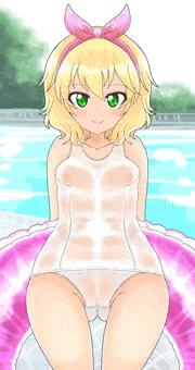 櫻井桃華白スク水