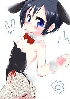 本日のおちくびはバニー黒崎ほのかちゃん