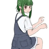 オーバーオール緑子