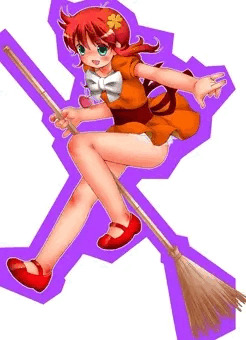 久々に描いた魔女っ娘メグイラストカット差分