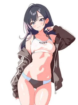 陸上女子の下乳