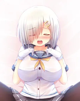 【GIFアニメ】浜風ちゃん動かしてみた