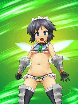 逆ビキニアーマー娘