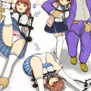 花海佑芽ちゃんをコントーション拘束した上で犯す【全裸差分あり】（Contortion Restraint and Rape）