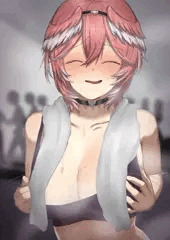 いい汗かいたねぇ～、ん？どしたの？