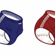 ブルマーを描く。